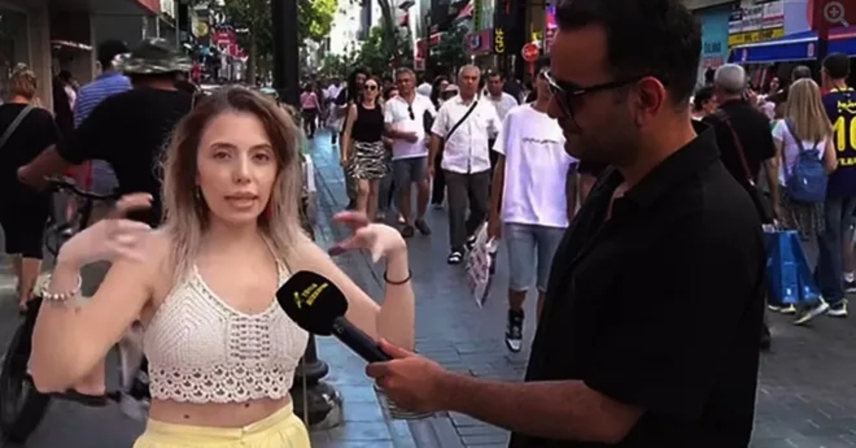 Son dakika haberi Sokak röportajı nedeniyle tutuklanan Dilruba tahliye edildi